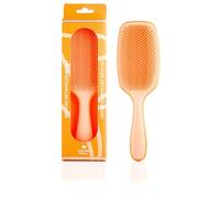 Nature Spell Detangling Hair Brush, Soft Silicone, Eliminates Knots & Reduces Breakage, Suitable for Wet & Dry Hair, Waterproof & Easy to Clean, Glossy Orange