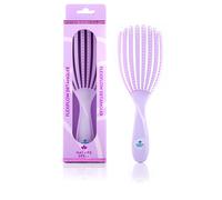Nature Spell FlexiFlow Detangling Hair Brush, Flexible Strands for Gentle Brushing, Eliminates Knots & Reduces Breakage, Suitable for All Hair Types, Purple