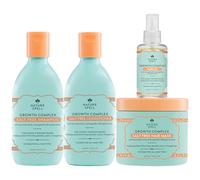 Nature Spell Growth Complex Set for Hair Growth, Includes Shampoo, Conditioner, Hair Mask and Oil, Vegan, Pack of 4