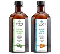 Nature Spell Hair Growth Duo with Rosemary & Argan Oils, Vegan, 150ml Each