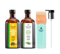 Nature Spell Hair Growth Duo with Rosemary & Jamaican Black Castor Oils