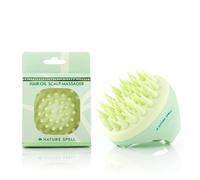 Nature Spell Scalp Massager & Scrubber, Soft Silicone Bristles, Oil Applicator & Exfoliator for Wet and Dry Hair