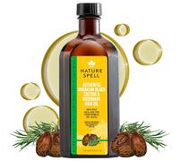 Nature Spell Authentic Jamaican Black Castor Oil with Rosemary for Hair & Body 150 ml - Authentic JBCO For All Hair Types - Natural Hair Growth - Stre