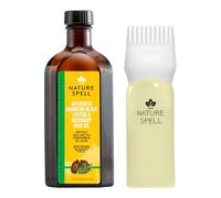 Nature Spell Jamaican Black Castor and Rosemary Oil Blend for Hair & Scalp with Comb Applicator, Pre-Diluted Oil to Strengthen Roots and Smooth Strands, For All Hair Types, Vegan, 150ml