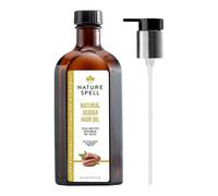 Nature Spell Jojoba Oil for Hair with Pump Dispenser, Vegan, 150ml
