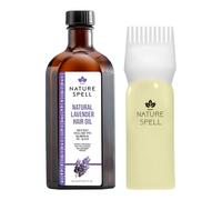 Nature Spell Lavender Oil for Hair & Scalp with Comb Applicator, Pre-diluted Oil for Stronger Roots & Strands, Reduces Dandruff, For All Hair Types, Vegan, 150 ml