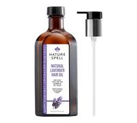 Nature Spell Lavender Oil with Pump Dispenser, Vegan, 150 ml | for Hair & Scalp, Pre-diluted Oil for Stronger Roots & Strands, Reduces Dandruff, for All Hair Types