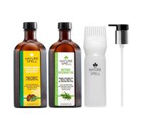 Nature Spell Limited Edition Rosemary Hair Oil Elixir Set for Luxurious Hair in Brown Nature Spell Brown
