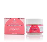 Nature Spell Pink Clay & Rose Pore Perfection Face Mask 100 ml - Clarifies and tightens the pores, Transforms dull & tired skin, For All Skin Types