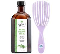Nature Spell Rosemary Oil for Hair Growth with Detangling Brush, 150ml