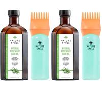 Nature Spell Rosemary Oil for Hair Growth with Root Comb Applicator, 150ml (Pack of 2)