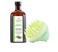 Nature Spell Rosemary Oil for Hair Growth with Scalp Massager, 150ml