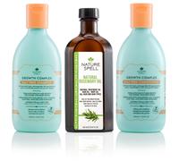 Rosemary Oil with Hair Growth Shampoo and Conditioner - Rosemary Hair Oil with Growth Complex Shampoo and Conditioner Set, Pack of 3 Gift Set 150ml