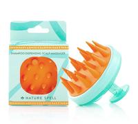 Nature Spell Shampoo Dispensing Scalp Massager, Soft Silicone Brush, Suitable for All Hair Types, Waterproof & Easy to Clean