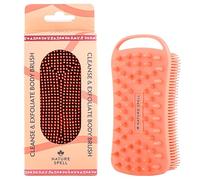 Nature Spell Silicone Body Scrubber, Waterproof & Easy to Clean | Dual-Sided Exfoliator & Cleansing Brush, for All Skin Types