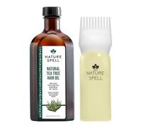 Nature Spell Tea Tree Oil for Hair & Scalp with Comb Applicator, Pre-Diluted Lightweight Oil to Support Scalp Clarity and Soothe Irritation, Vegan, For All Hair Types, 150ml