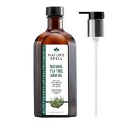 Nature Spell Tea Tree Oil with Pump Dispenser, Vegan, 150 ml | for Hair & Scalp, Pre-Diluted Lightweight Oil to Support Scalp Clarity and Soothe Irritation, for All Hair Types