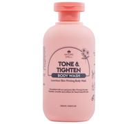 Nature Spell Tone & Tightening Body Wash, Firming Shower Gel for Improved Skin Elasticity, Infused with Hyaluronic Acid, Plant Collagen & Ginseng, Vegan, 320ml