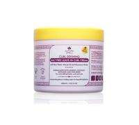 Nature Spell Curl Enhancing Leave-In Cream, Defines and Repairs, Heat Protection, With Rice Water and Linseed, For All Curl Types, Vegan, 400ml