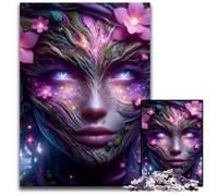 Nature Spirit Portrait Jigsaw Puzzles for Adults 1000 Piece Jigsaw Puzzles for Adults Ideal for Lover Perfect Christmas New Year Valentine's Gift 1000 PCS(75x50cm)