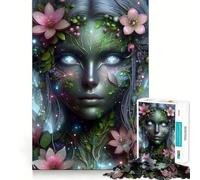 Nature Spirit Portrait Jigsaw Puzzles for Adults 1000 Piece Logic Boost Toy Group Joy Premium Edge Bday Surprise (38x52cm)