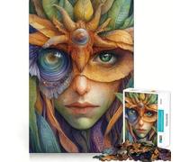Nature Spirit Portrait Jigsaw Puzzles for Adults 1000 Pieces Mind Skill Toy Slow Enjoy Design Assembly Lovely Gift (38x26cm)