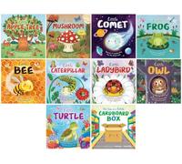 Nature Stories 10 Children's Illustrated Picture Books (Little Apple Tree, Little Mushroom, Little Comet, Little Frog, Little Bee, Little Caterpillar, Little Ladybird, Little Owl, Little Turtle &.. )