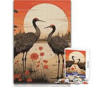 Nature Stork Adult Jigsaw Puzzles 1000 Pieces Smart Fun Educational Game Great Heartfelt Meaningful Present Size 38x26cm