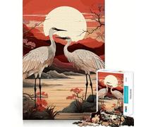 Nature Stork Jigsaw Puzzles for Adults1000 Piece Mind Exercise Toy Indoor Fun Precision Cut (38x52cm)