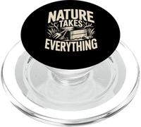 Nature Takes Everything Eco Gardening Decay PopSockets PopGrip for MagSafe