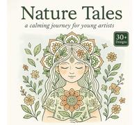 Nature Tales: A calming journey for the young artists | Let Your Colors Dance Through the Wild | Coloring Notebook | Color the Whispers of the Wild | 60 pages | 8.5 x 8.5 inches