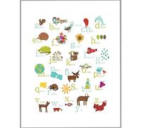Nature Themed Spanish Alphabet Wall Art Print 12x18 Inch Print Nursery Decor Kid's Wall Art Print Kid's Room Decor Gender Neutral Nursery Decor Animal ABC Poster Baby Room Decor Classroom