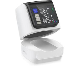 Nature Therapy Upper Arm Blood Pressure Monitor - Automatic Digital BP Machine with Large LED Display, 4 Users & 199 Memory Each, 22-40cm Adjustable Cuff, Pulse & Irregular Heartbeat Detection