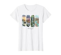 Nature Travel Adventure South Girl Arkansas T-Shirt