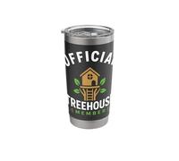 Nature Tree House Trees Simple Official Member Treehouse Stainless Steel Insulated Tumbler