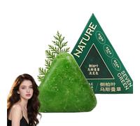 Nature Triangle Shampoo Bar, 2025 New Nature Seven Green Shampoo, Natural Plant-Based Solid Shampoobar, Gentle Cleansing & Nourishing Care for Healthy-Looking Hair (1Pcs)