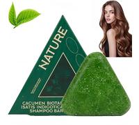 Nature Triangle Shampoo Bar & Conditioner 2-in-1,Solid Travel Shampoo Bar for Greasy Hair,Organic Shampoo For Hair Loss,Adds Volume for Curly Hai/r,All Hai/r Types,Men & Women,Dry Native Shampoo Bars