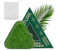 Nature Triangle Shampoo Bar, Deeply Nourishing Hairs, Deeply Cleansing Hair Loss Shampoos Soap Bars, Strengthens Hair for Women and Mens (1 PCS)
