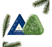 Nature Triangle Shampoo Bar, Natural Herbal Triangle Green Shampoo Bar, Rich Foam, Gentle on Hair and Scalp, Deep Cleansing and Nourishing Care for All Hair Types (1PC)