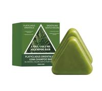 Nature Triangle Shampoo Bar, Natural Plant-Based Solid shampoo, Portable Travel Cleanser & Solid Wash for Greasy, Calming & Strengthens Hair
