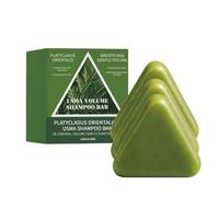 Nature Triangle Shampoo Bar, Natural Plant-Based Solid shampoo, Portable Travel Cleanser & Solid Wash for Greasy, Calming & Strengthens Hair