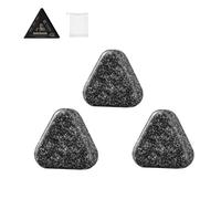 Nature Triangle Shampoo Bar, Nature Black Soap Shampoo, Darkening Shampoos Bar, Organic Moisturizes Repairs Hair Damage, Gentle Hair Cleansing & Strengthening for Women and Men (3pcs)
