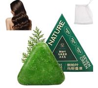 Nature Triangle Shampoo Bar, Nature Seven Green Shampoo, Natural Plant-Based Solid Sham , Gentle Cleansing & Nourishing Care for Healthy-Looking Hair (1)