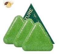 Nature Triangle Shampoo Bar,Nature Seven Green Soap Shampoo,Calming & Strengthens Hair for Women and Mens All Hair Types (3pcs)