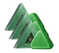 Nature Triangle Shampoo Bar, Seven Green Soap Shampoo, Deep Cleansing and Hydration, Use in the Shower at Home and When Travelling (3PCS)