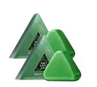 Nature Triangle Shampoo Bar, Seven Green Soap Shampoo, Deep Cleansing and Hydration, Use in the Shower at Home and When Travelling (2PCS)