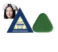 Nature Triangle Shampoo Bar-Strengthens & Smooths Hair, Solid Shampoo Bar For Hair Care, Helps Control Oil & Soothe Dry Itchy Scalps, Gentle Cleansing & Nourishing Care Soaps For Women & Mens (1)