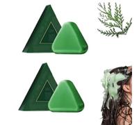 Nature Triangle Shampoo Bar, Usman Grass & Nature Seven Green Soap Solid Shampoo,Soap Bars,Control Oiliness, Eliminate Dandruff, Calming & Strengthens Hair For Women And Mens