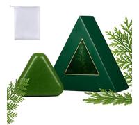 Nature Triangle Shampoo Bar, Usman Grass Shampoo Bar, Nature Seven Green Soap hampoo ar, Strengthens Smooths Hair, Healthy-Looking Hair For Women And Men (1pcs)