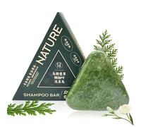 Nature Triangle Shampoo Bar, Usman Grass Shampoo Bar, Nature Seven Green Soap Shampoos Bars, Nourishing Care for Healthy-Looking Hair (1Pcs)